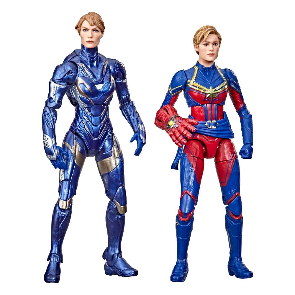 Avengers: Endgame Marvel Legends Actionfiguren 2021 Captain Marvel &amp; Rescue Armor 15 cm