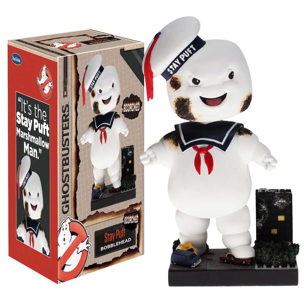 Ghostbusters Bobblehead Stay Puft Scorched 20 cm