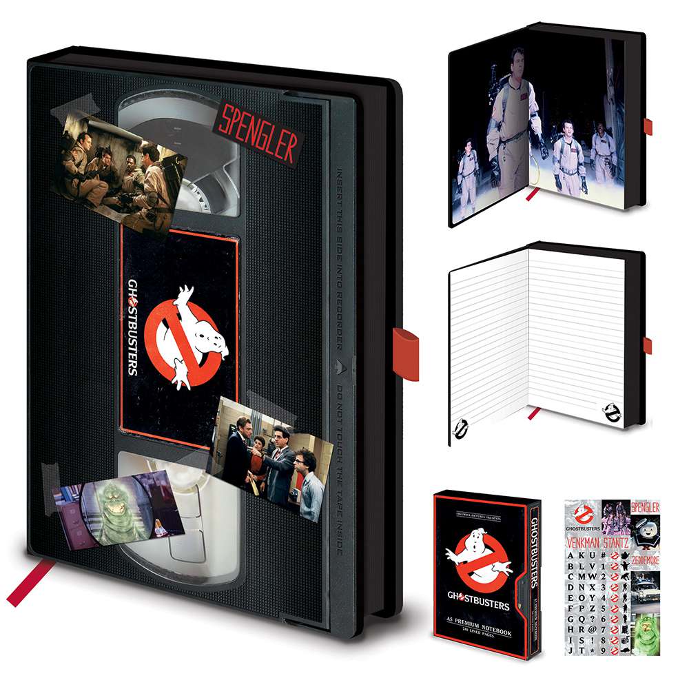 Ghostbusters Premium Notizbuch A5 VHS