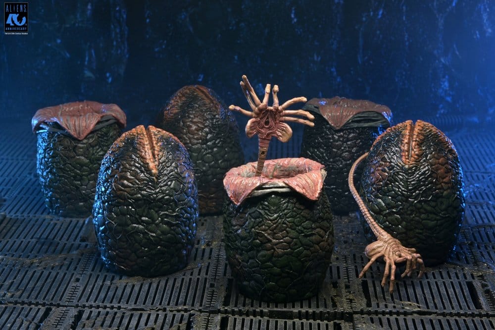 Aliens 6er-Pack Zubehör-Set Carton of Alien Eggs (40th Anniversary) PRE-ORDER