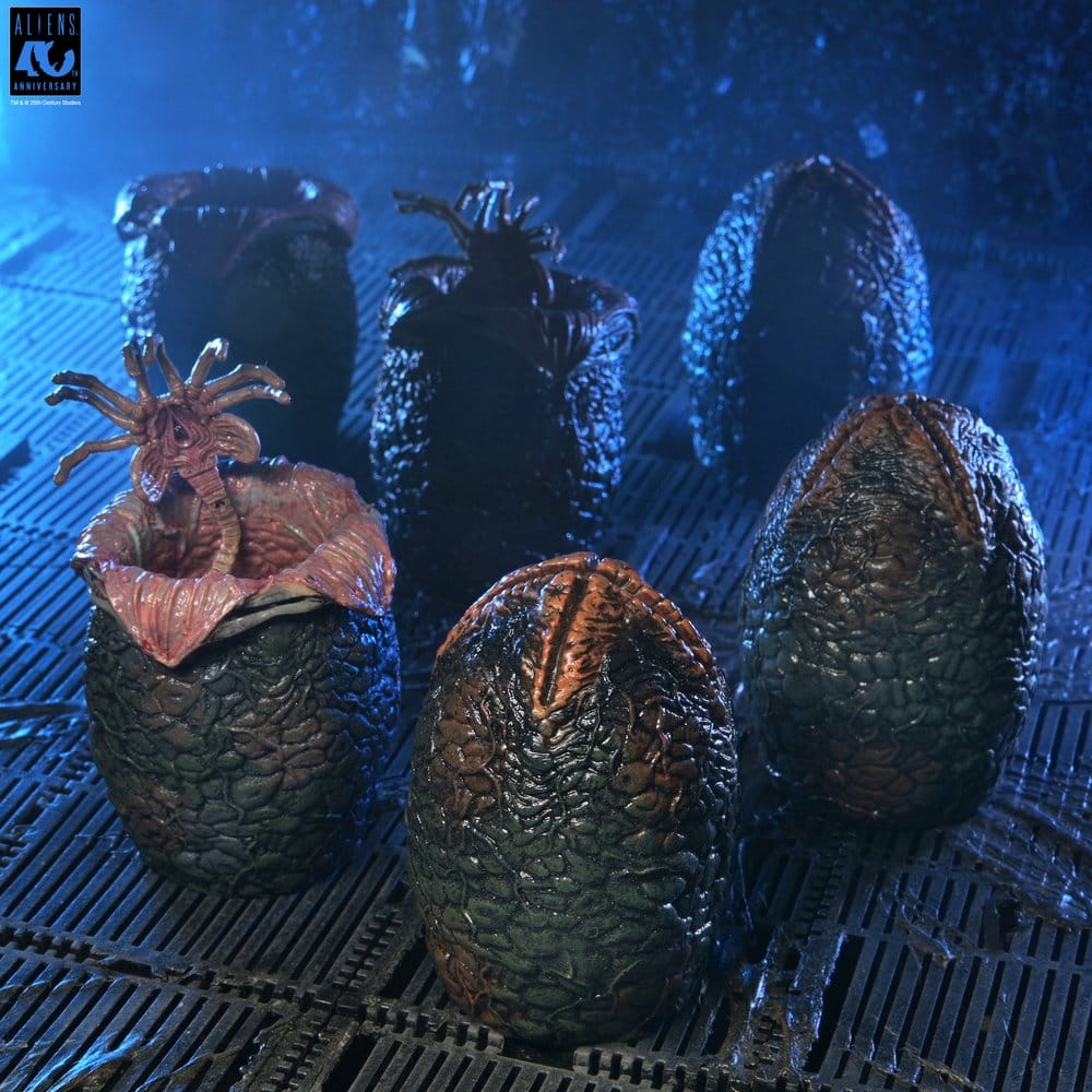 Aliens 6er-Pack Zubehör-Set Carton of Alien Eggs (40th Anniversary) PRE-ORDER