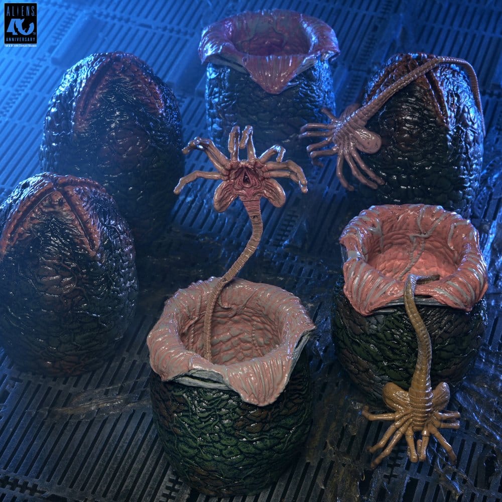 Aliens 6er-Pack Zubehör-Set Carton of Alien Eggs (40th Anniversary) PRE-ORDER