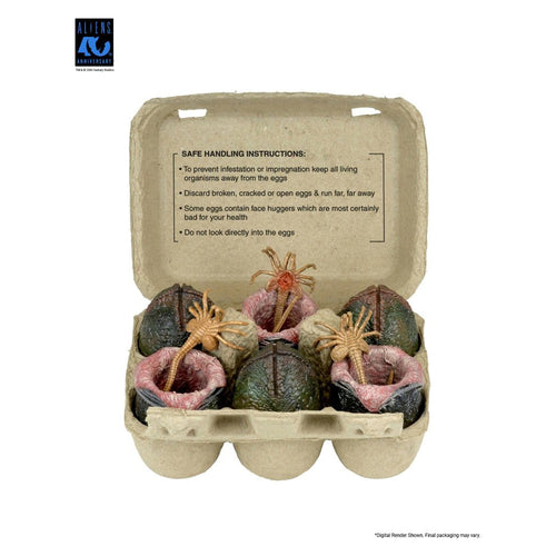 Aliens 6er-Pack Zubehör-Set Carton of Alien Eggs (40th Anniversary) PRE-ORDER