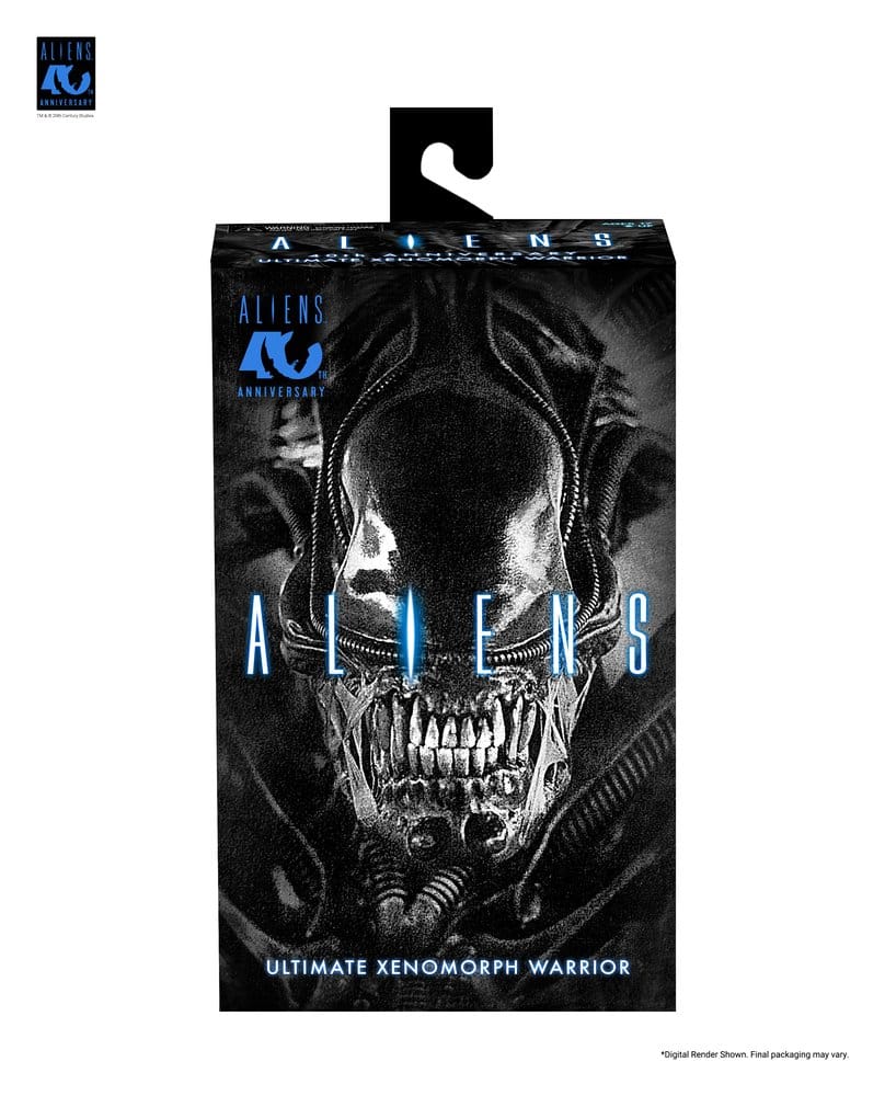 Aliens Ultimate Actionfigur Warrior (1986) Xenomorph Black (40th Anniversary) 23 cm PRE-ORDER