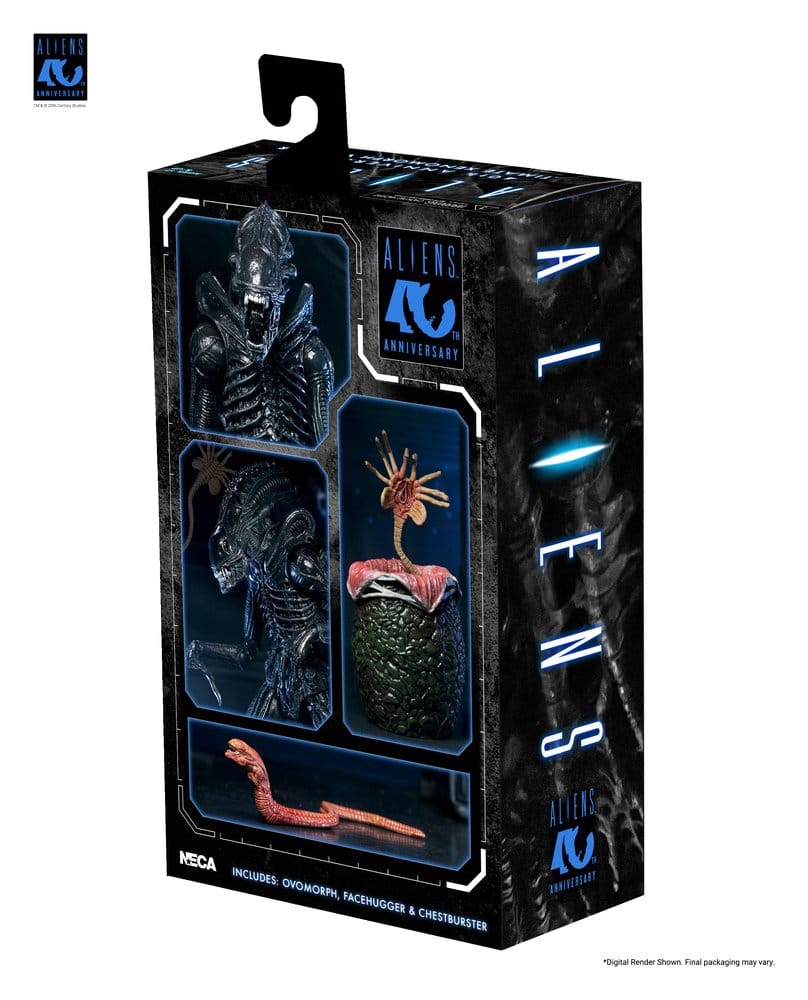 Aliens Ultimate Actionfigur Warrior (1986) Xenomorph Black (40th Anniversary) 23 cm PRE-ORDER