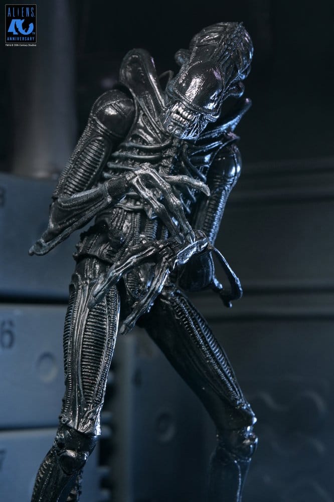 Aliens Ultimate Actionfigur Warrior (1986) Xenomorph Black (40th Anniversary) 23 cm PRE-ORDER