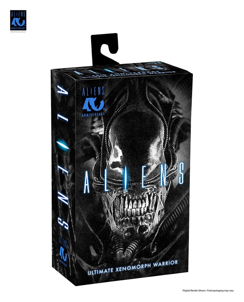 Aliens Ultimate Actionfigur Warrior (1986) Xenomorph Black (40th Anniversary) 23 cm PRE-ORDER
