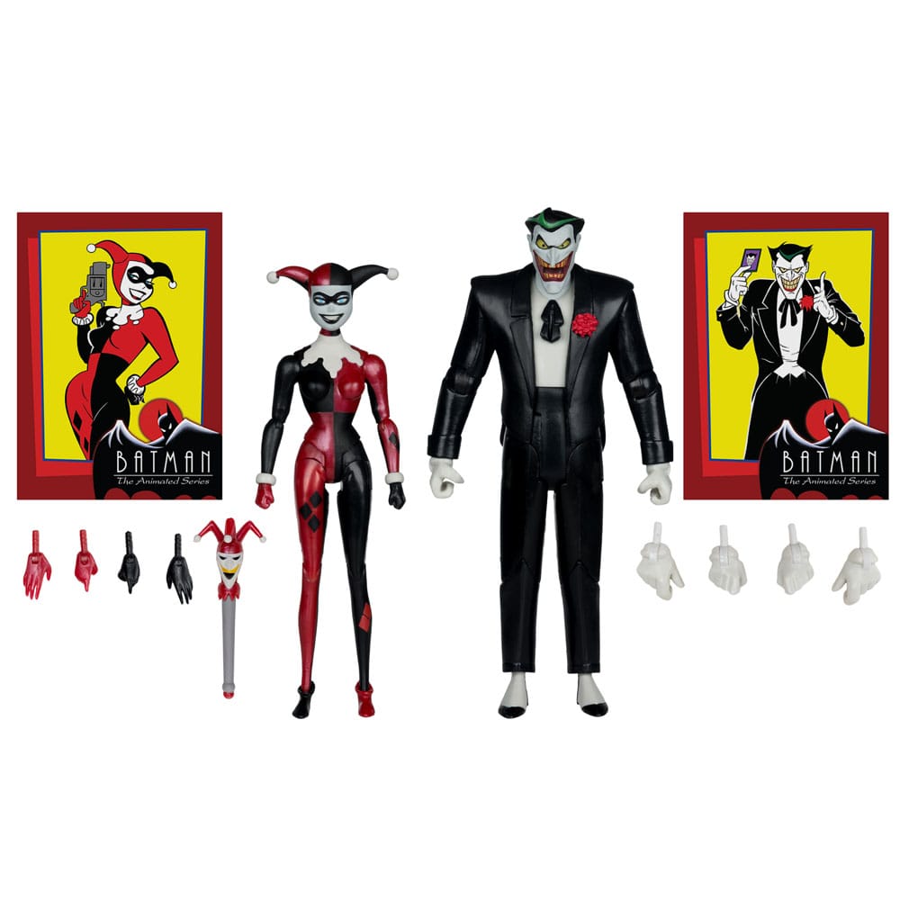Batman The Animated Series Harley Quinn and The Joker (Mad Love 2-Pack) 17 cm
