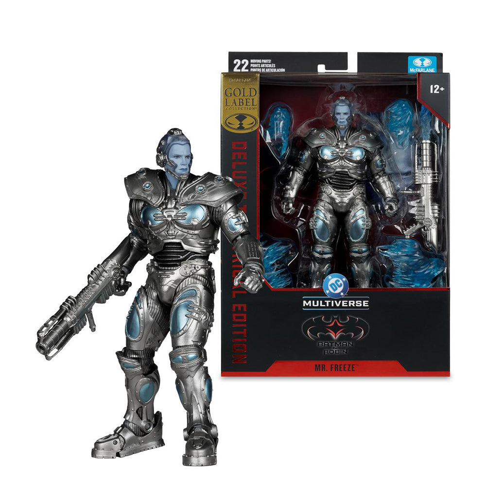 DC Multiverse Batman and Robin DC Theatrical Deluxe Edition Actionfigur Mr.Freeze 19 cm Gold Label PRE-ORDER