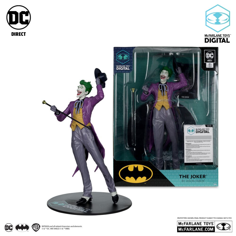 DC Direct PVC Statue 1/6 The Joker by Jason Fabok (McFarlane Digital) 29 cm B-Ware