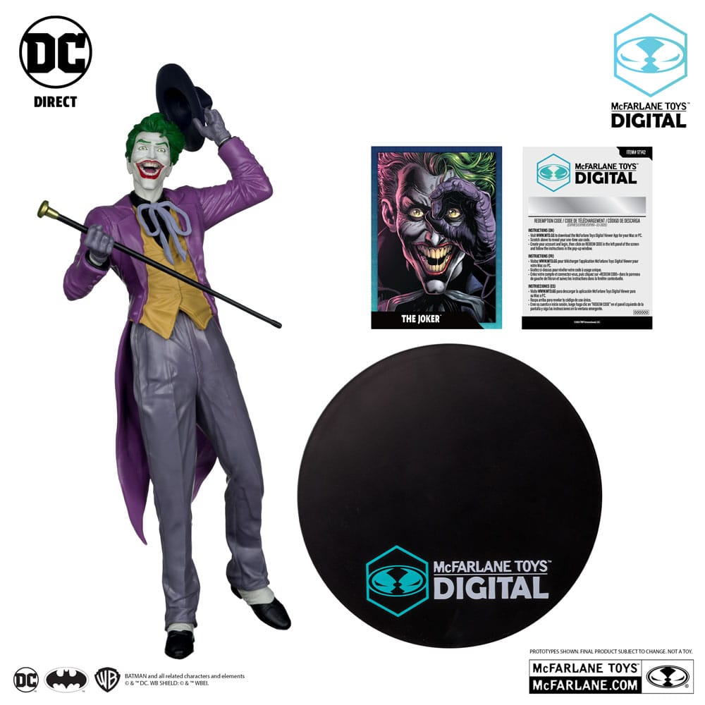 DC Direct PVC Statue 1/6 The Joker by Jason Fabok (McFarlane Digital) 29 cm B-Ware