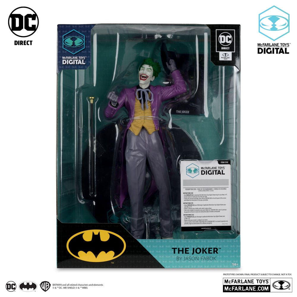 DC Direct PVC Statue 1/6 The Joker by Jason Fabok (McFarlane Digital) 29 cm B-Ware