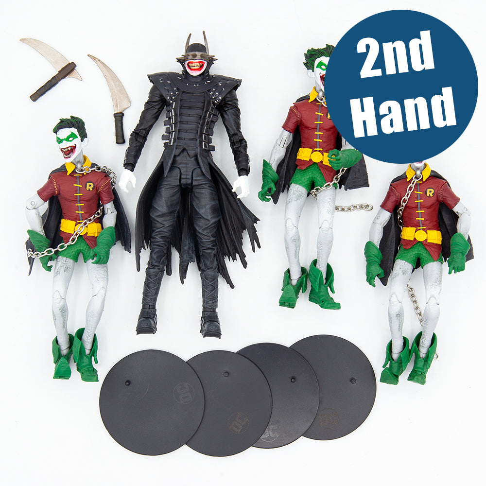 DC Actionfiguren Collector Multipack The Batman Who Laughs with the Robins of Earth 18 cm 2nd Hand