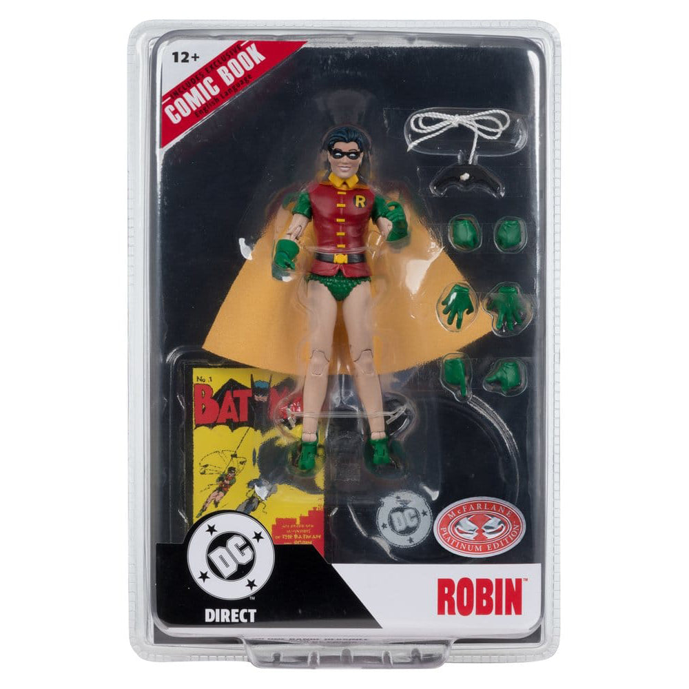DC Direct Page Punchers Actionfigur Robin Dick Grayson (Batman #1) (Red Platinum Edition) 14 cm PRE-ORDER
