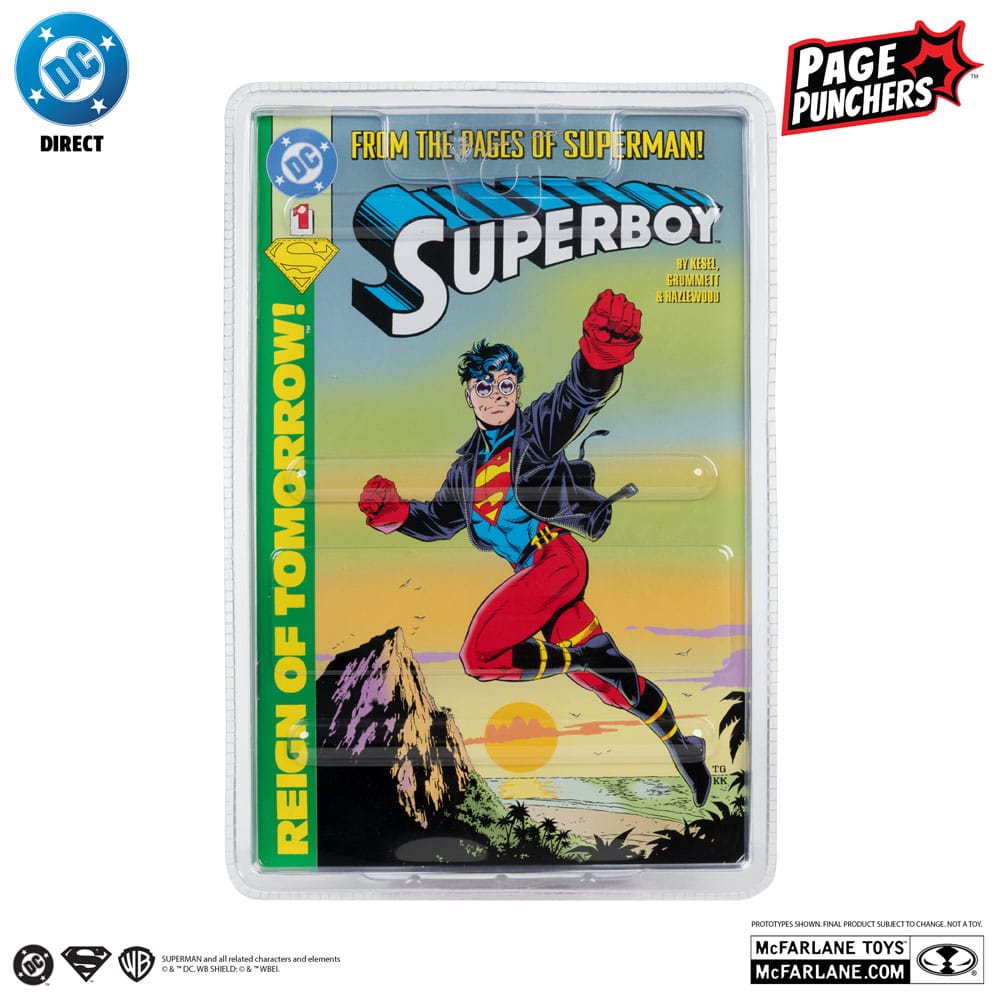 DC Direct Page Punchers Wave 9 Actionfigur Superboy (Return of Superman) 18 cm