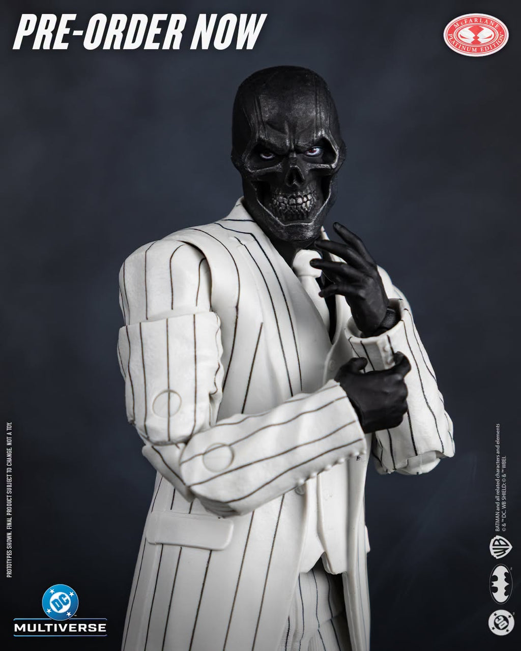 DC Multiverse Actionfigur Black Mask 18 cm Chase Red Platinum PRE-ORDER