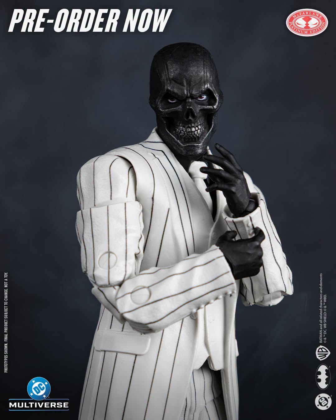 DC Multiverse Actionfigur Black Mask 18 cm Chase Red Platinum PRE-ORDER