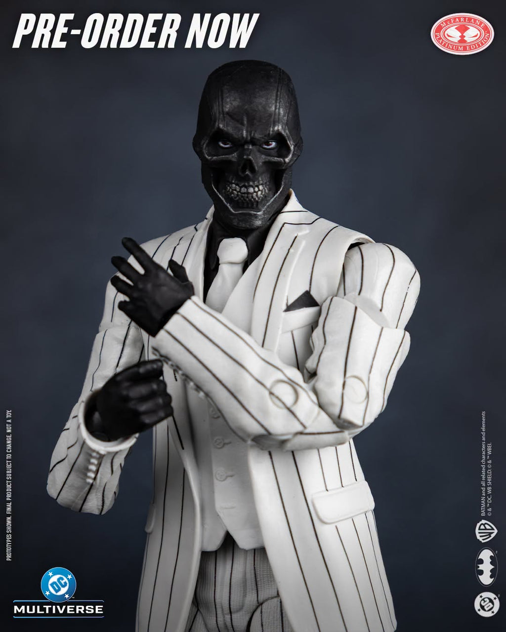 DC Multiverse Actionfigur Black Mask 18 cm Chase Red Platinum PRE-ORDER