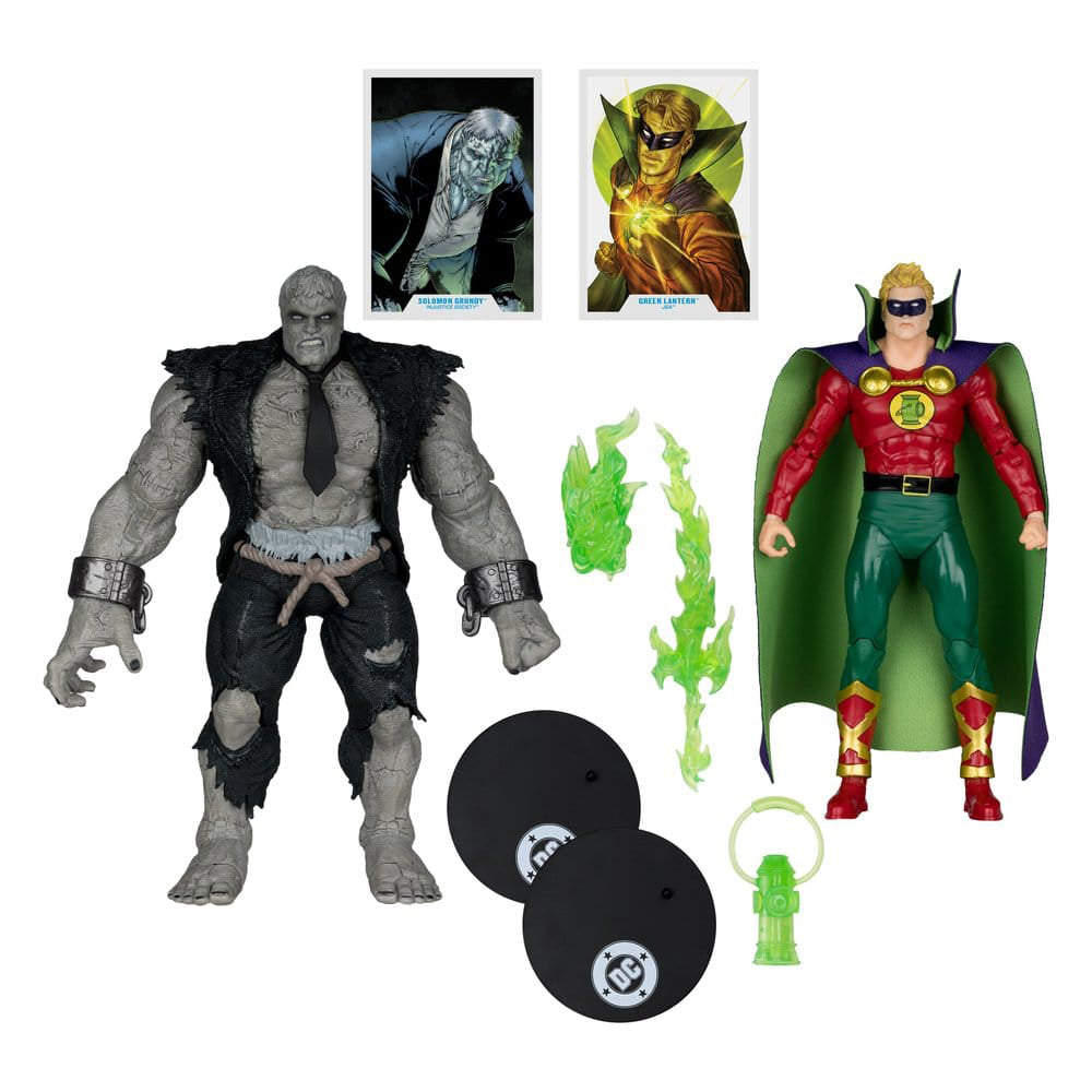 DC Multiverse Actionfiguren 2er-Pack Solomon Grundy vs Green Lantern 18 cm