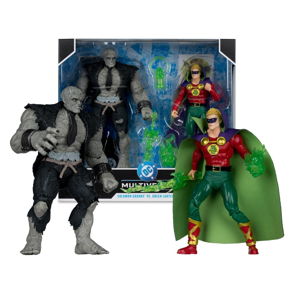 DC Multiverse Actionfiguren 2er-Pack Solomon Grundy vs Green Lantern 18 cm