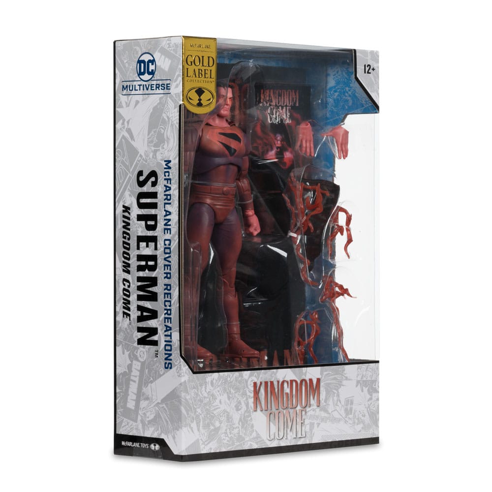 DC Multiverse McFarlane Cover Recreations Actionfigur Superman (Kingdom Come) (Gold Label) 18 cm