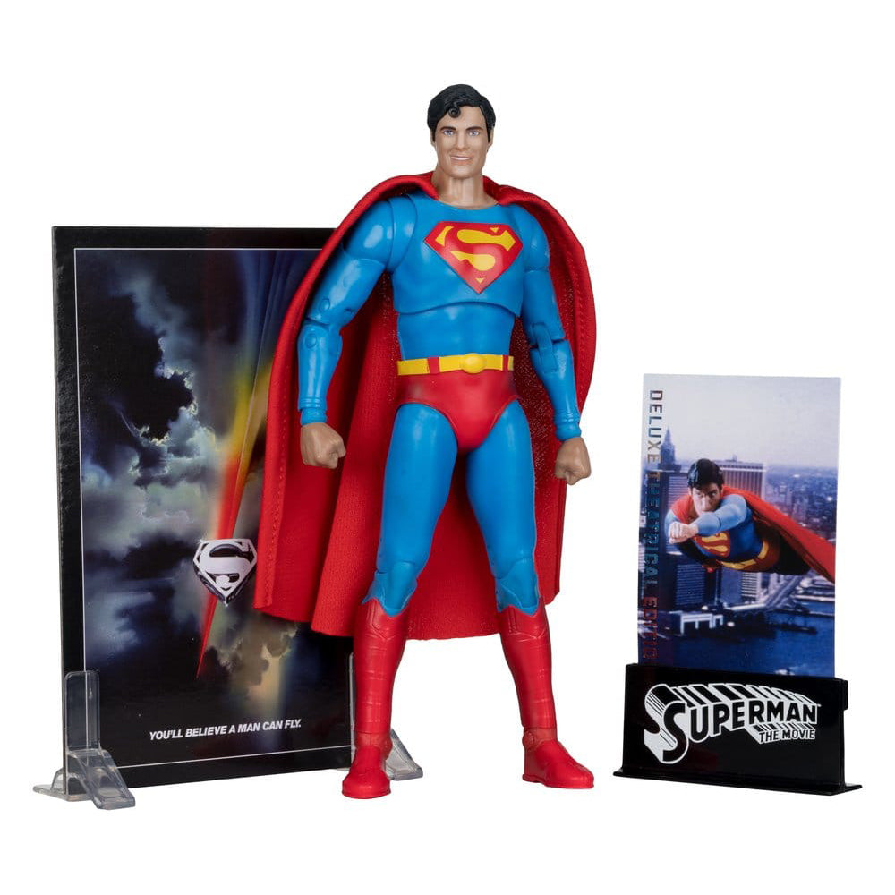 DC Multiverse Superman (Superman The Movie 1978) Deluxe Theatrical Edition Actionfigur 18 cm