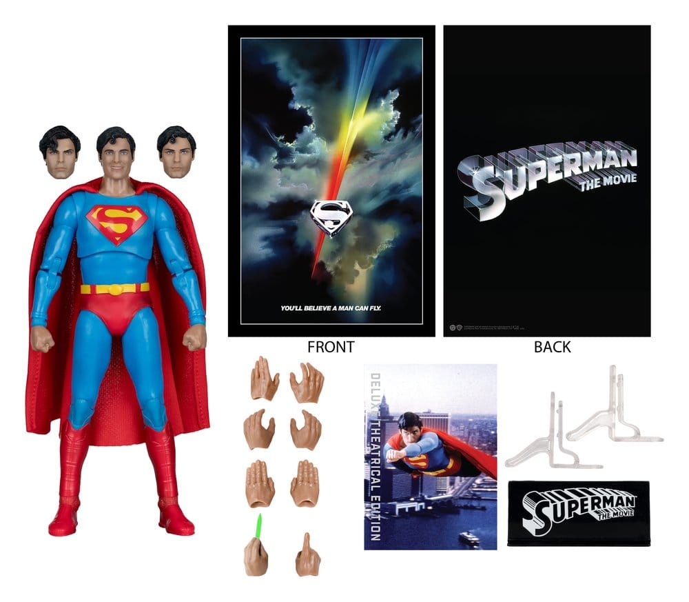DC Multiverse Superman (Superman The Movie 1978) Deluxe Theatrical Edition Actionfigur 18 cm