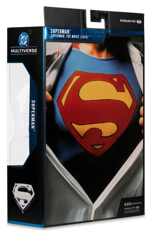 DC Multiverse Superman (Superman The Movie 1978) Deluxe Theatrical Edition Actionfigur 18 cm