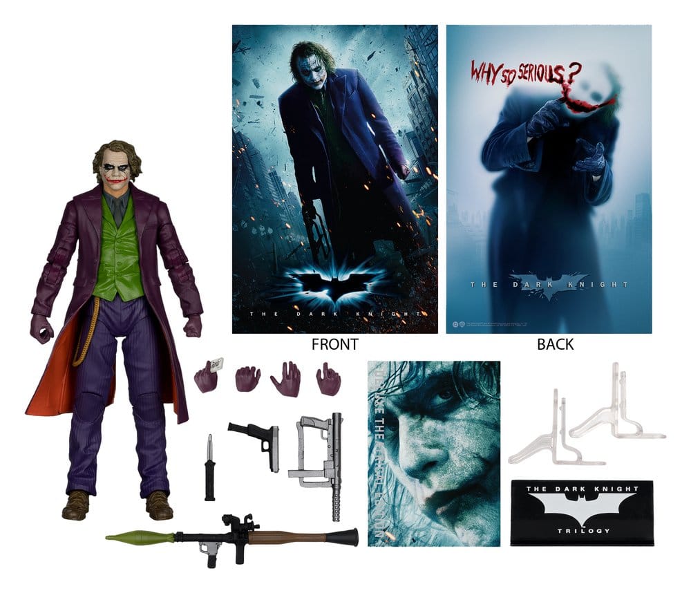 DC Multiverse The Joker (The Dark Knight) Deluxe Theatrical Edition Actionfigur 18 cm