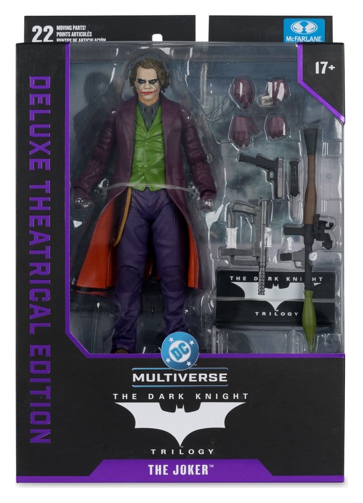 DC Multiverse The Joker (The Dark Knight) Deluxe Theatrical Edition Actionfigur 18 cm