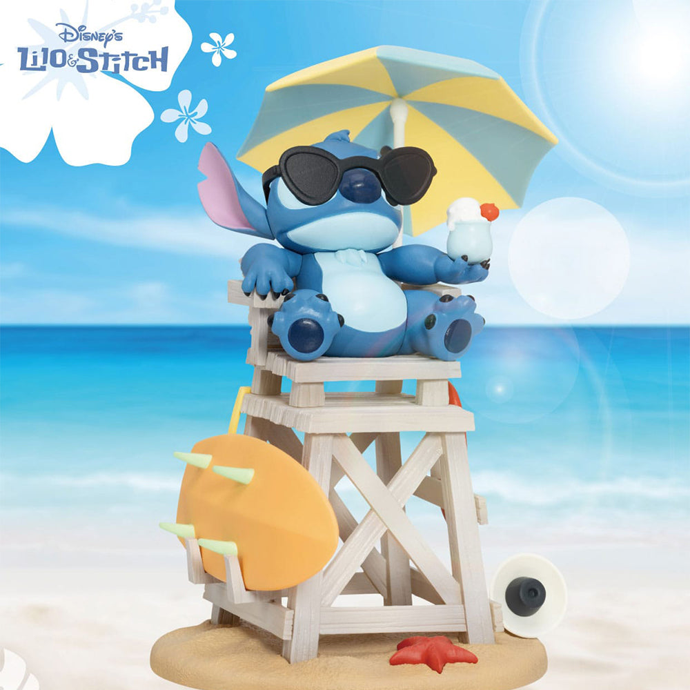 Disney D-Stage PVC Diorama Stitch Summer Vibe 16 cm