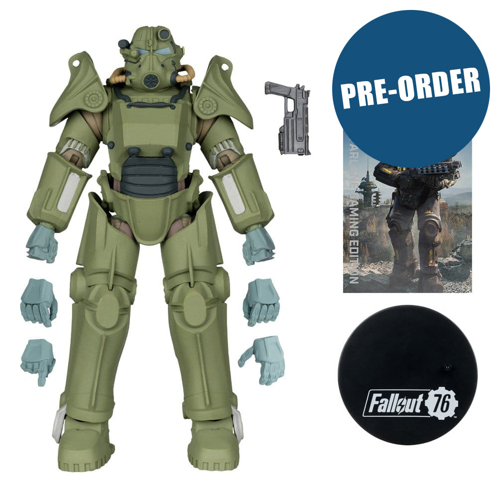 Fallout 76 Gaming Edition Actionfigur T-45 Military Armor (Red Platinum Edition) 20 cm PRE-ORDER