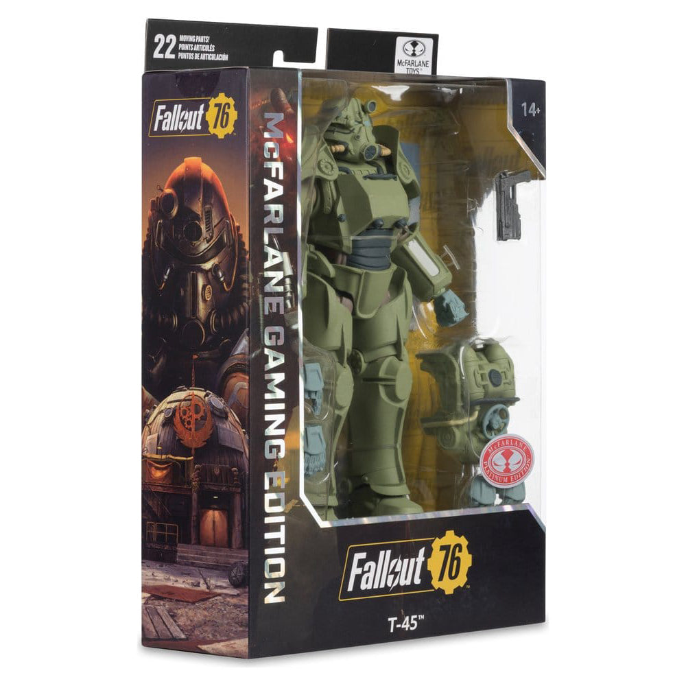 Fallout 76 Gaming Edition Actionfigur T-45 Military Armor (Red Platinum Edition) 20 cm PRE-ORDER