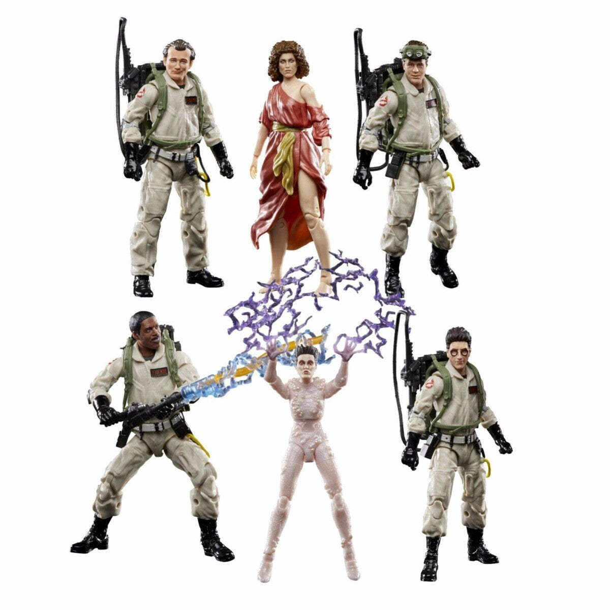 Ghostbusters Plasma Series Wave 1 Actionfiguren komplett 6er Set