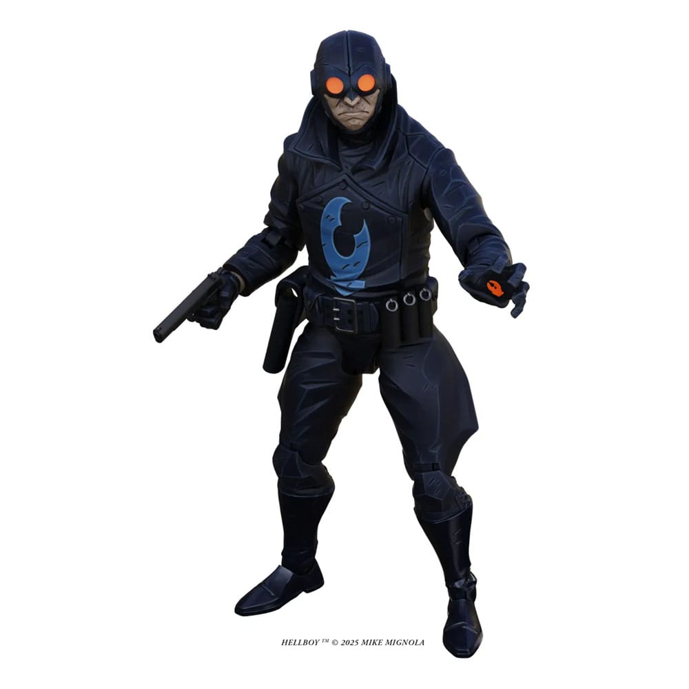 Hellboy Actionfiguren Hellboy 19 cm + Lobster Johnson 17 cm + Gruagach 11 cm PRE-ORDER