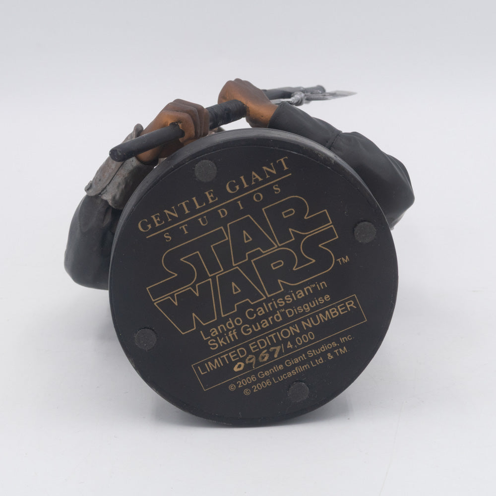 Gentle Giant Star Wars Büste Lando Calrissian Skiff Guard Disguise Limited Edition