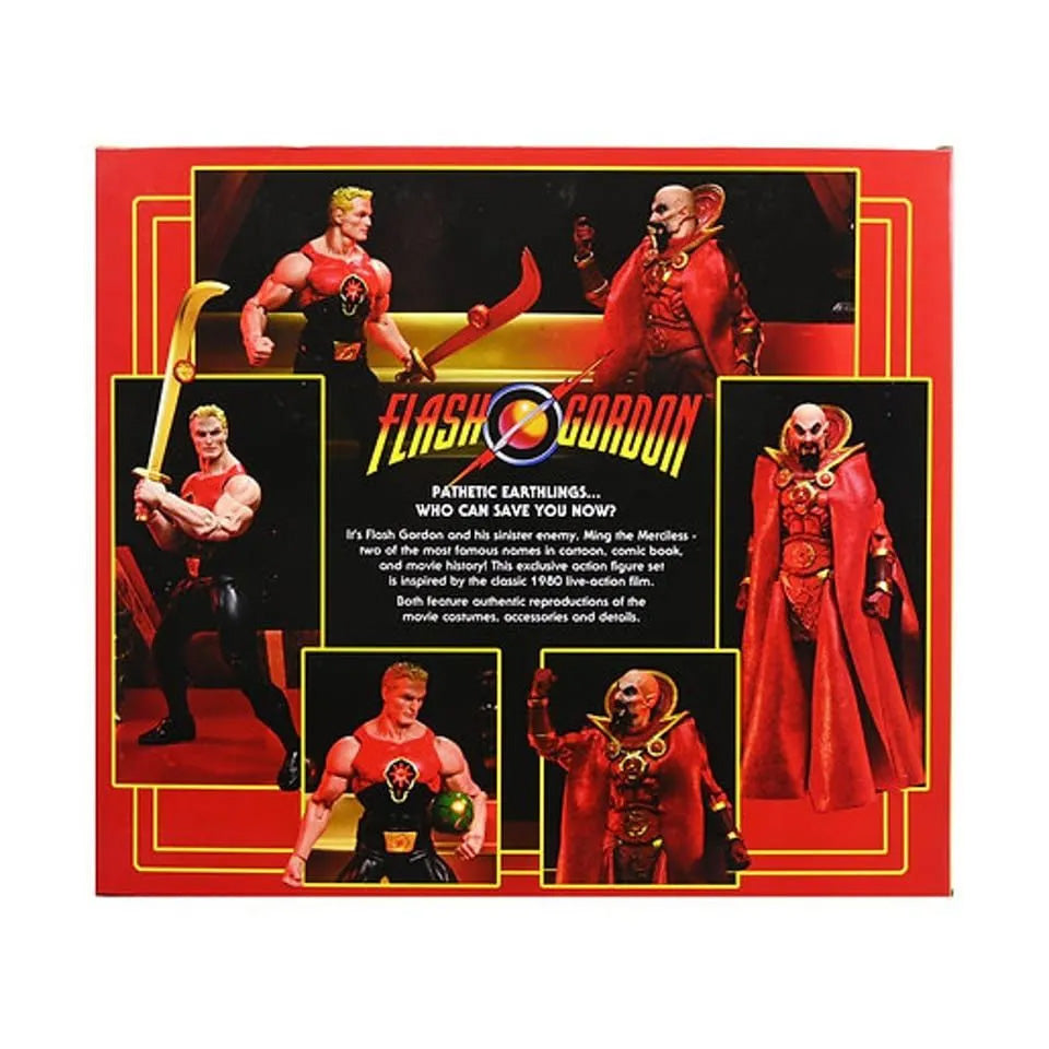 King Features Flash Gordon & Ming 2pack Actionfiguren 18 cm SDCC 2021