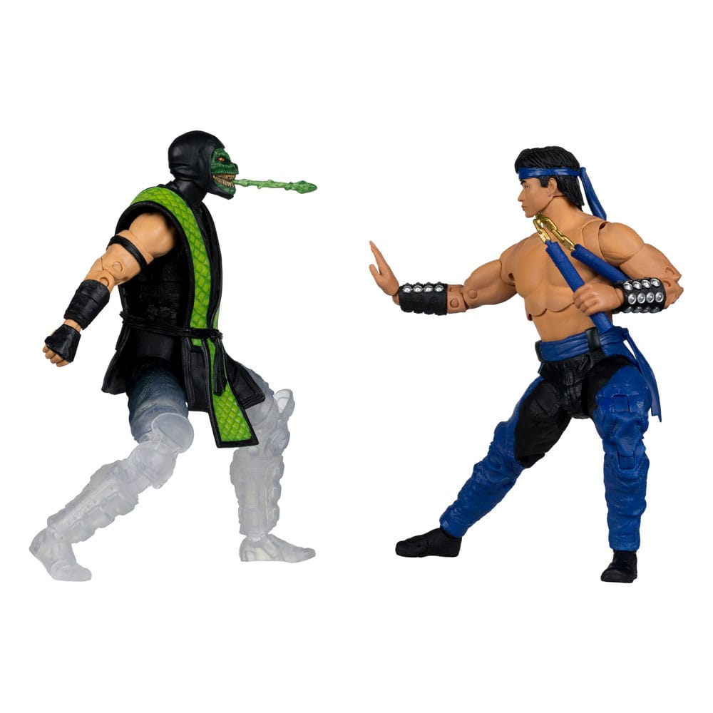 Mortal Kombat Actionfiguren 2er-Pack Liu Kang vs. Reptile (Klassics) 18 cm