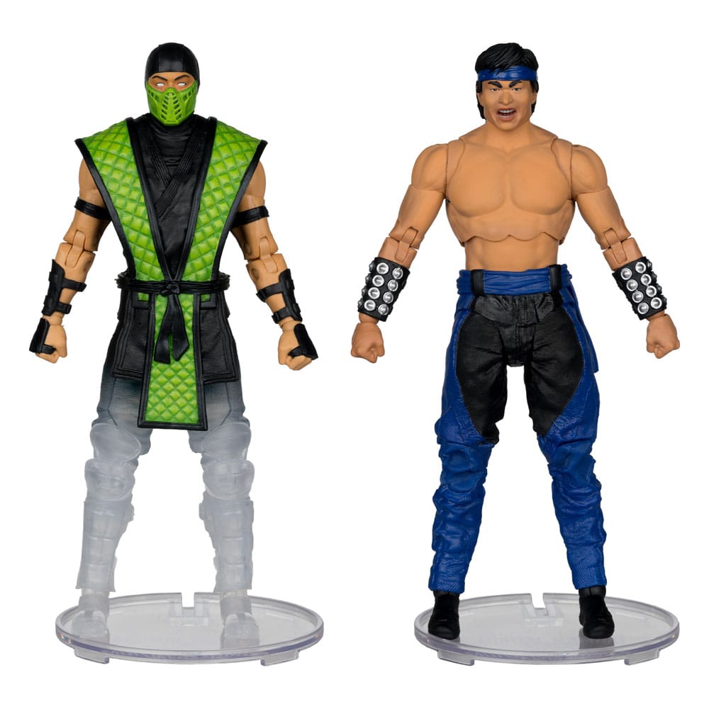 Mortal Kombat Actionfiguren 2er-Pack Liu Kang vs. Reptile (Klassics) 18 cm