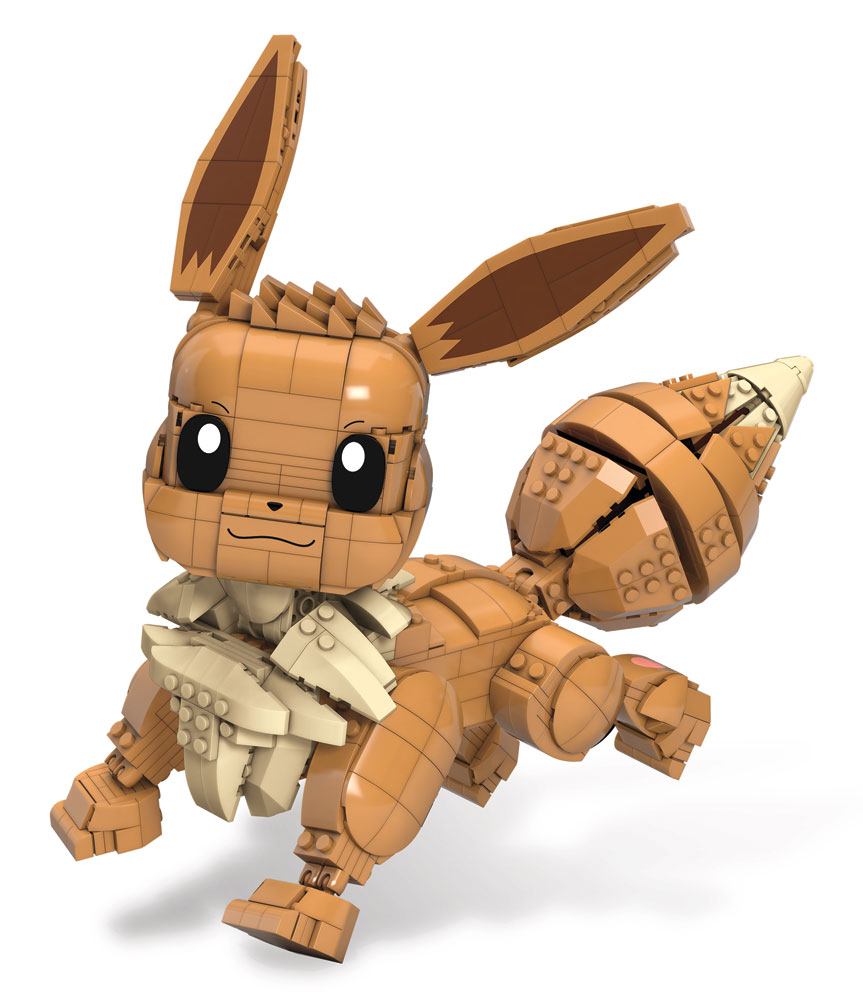 Pokémon Mega Construx Wonder Builders Bauset Jumbo Evoli 29 cm Verpackung beschädigt