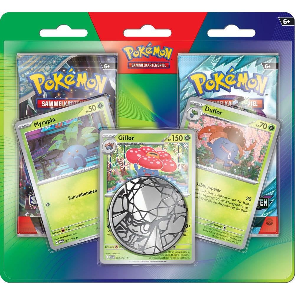 Pokemon TCG: Enhanced 2er-Pack Blister (Myrapla, Duflor & Giflor) 2026 *Deutsche Version*