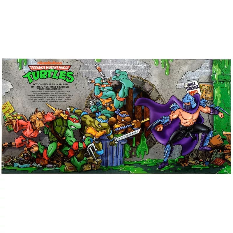 Teenage Mutant Ninja Turtles 6er-Pack Actionfiguren 1988 Remastered EU Exclusive
