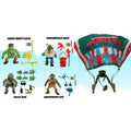 Teenage Mutant Ninja Turtles Classic Actionfiguren 4er-Pack Sewer Heroes mit Fallschirm