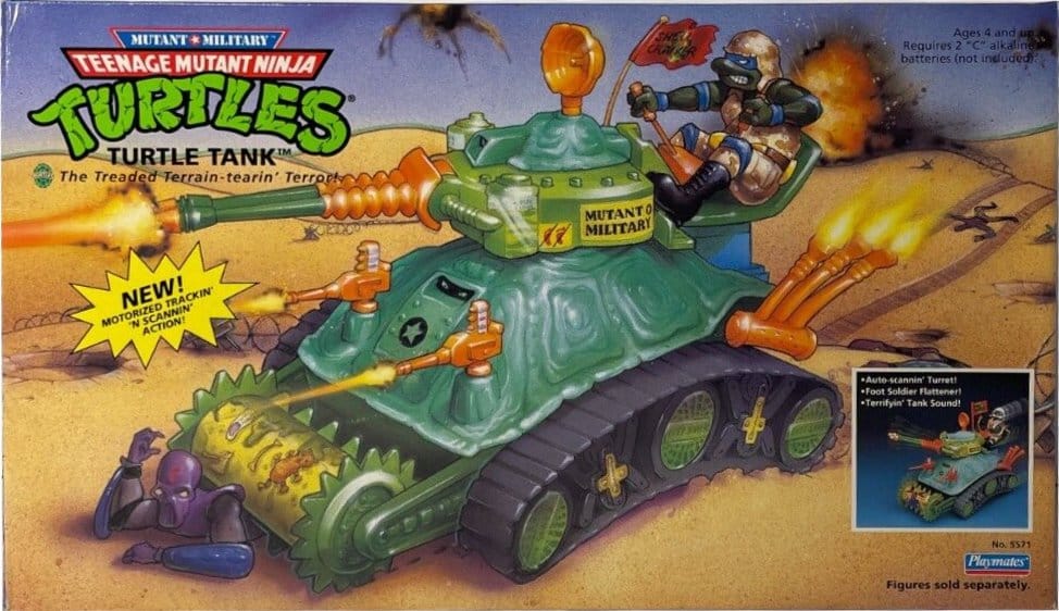 Teenage Mutant Ninja Turtles Fahrzeug Turtle Tank 25 cm