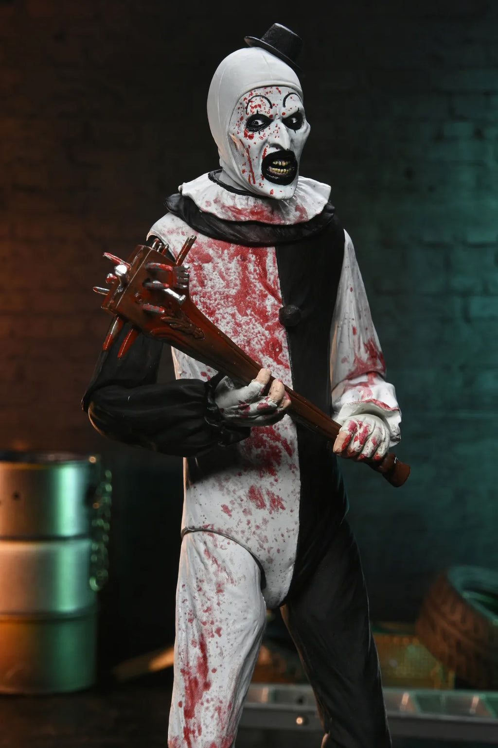 Terrifier Art The Clown Ultimate Blood Splattered Actionfigur 17 cm PRE-ORDER