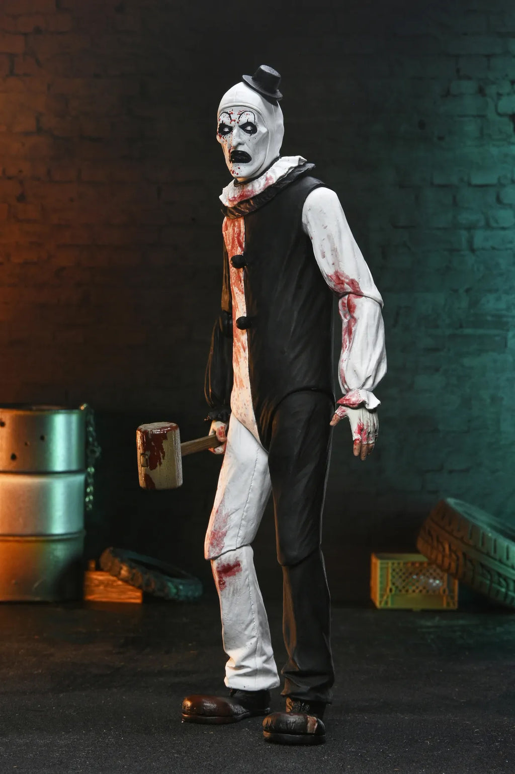 Terrifier Art The Clown Ultimate Blood Splattered Actionfigur 17 cm PRE-ORDER