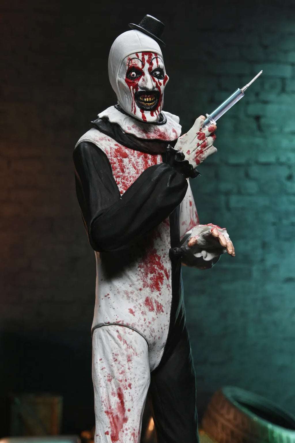 Terrifier Art The Clown Ultimate Blood Splattered Actionfigur 17 cm PRE-ORDER