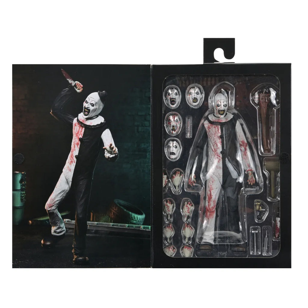 Terrifier Art The Clown Ultimate Blood Splattered Actionfigur 17 cm PRE-ORDER
