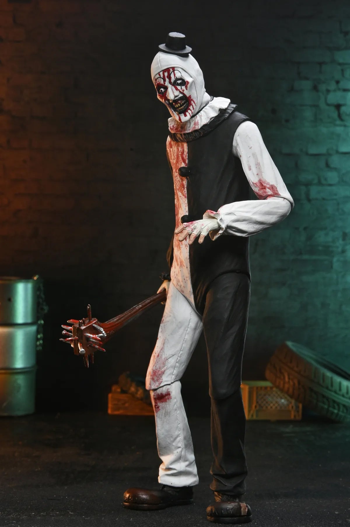 Terrifier Art The Clown Ultimate Blood Splattered Actionfigur 17 cm PRE-ORDER