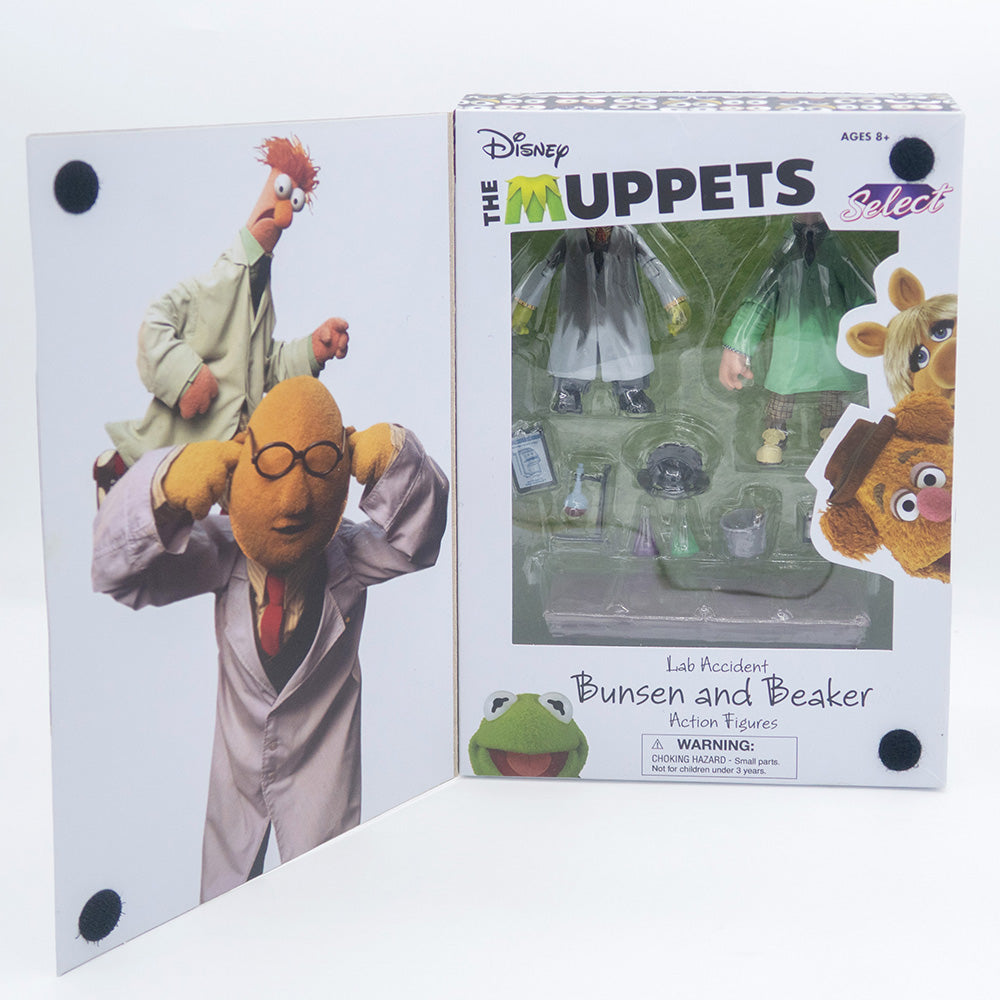 The Muppets Actionfiguren Box Set Lab Accident Bunsen &amp; Beaker SDCC 2021 Previews Exclusive